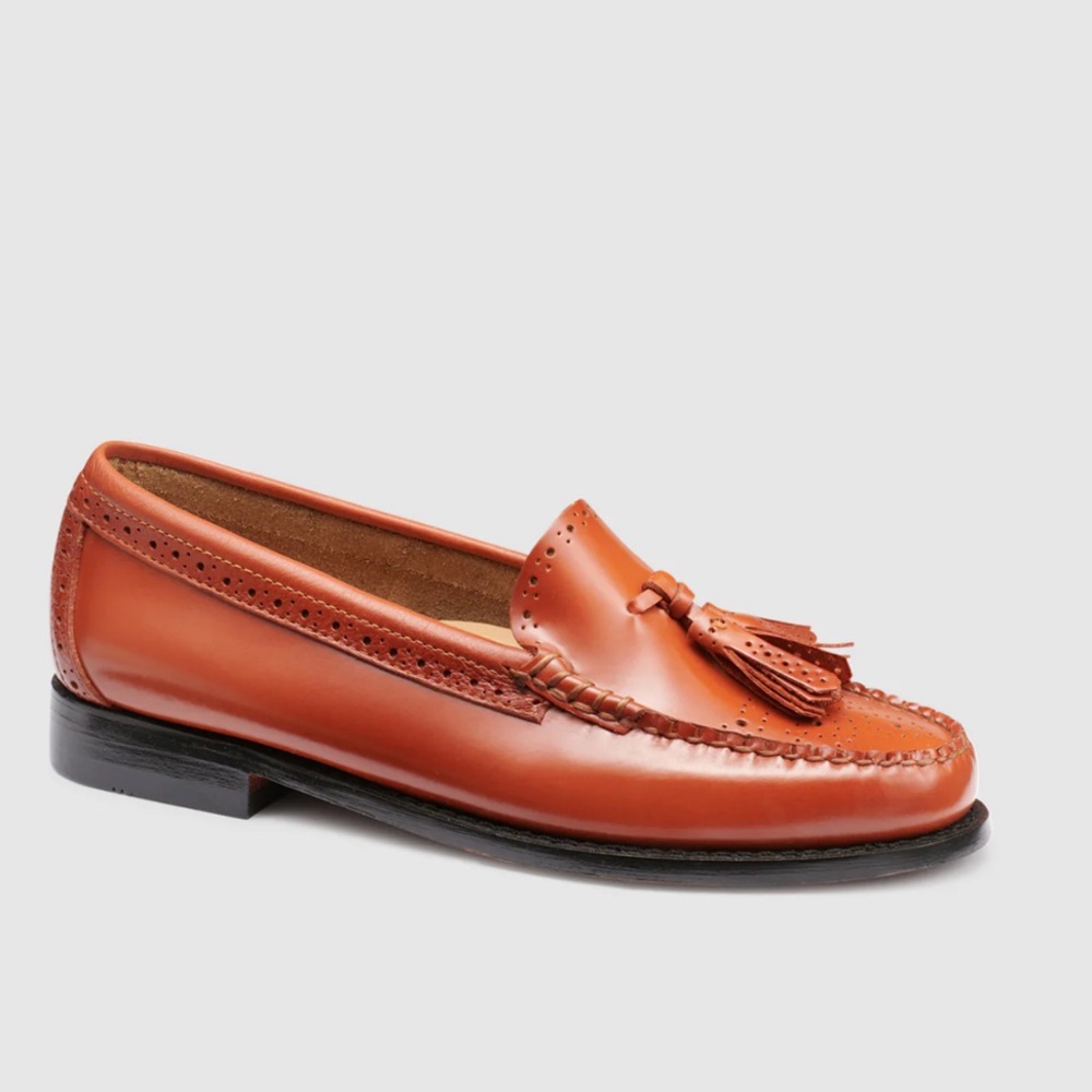 G.H. Bass Estelle Whitney Willa Loafers Cognac Leather